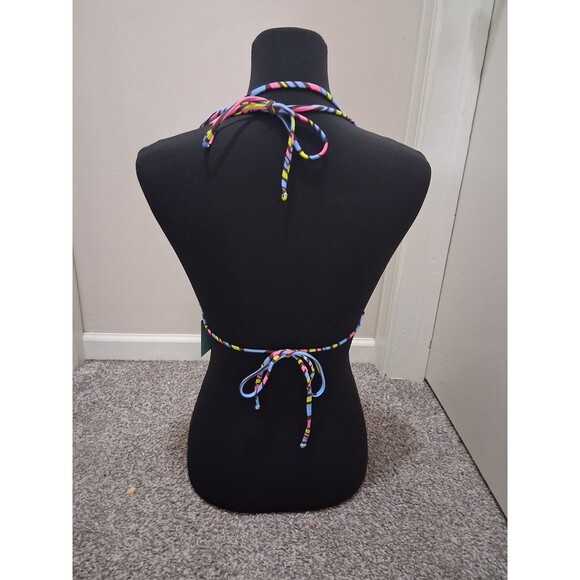 NWT Women's Full Tilt Wavy Double Triangle Bikini Top, Size XL - Picture 7 of 9